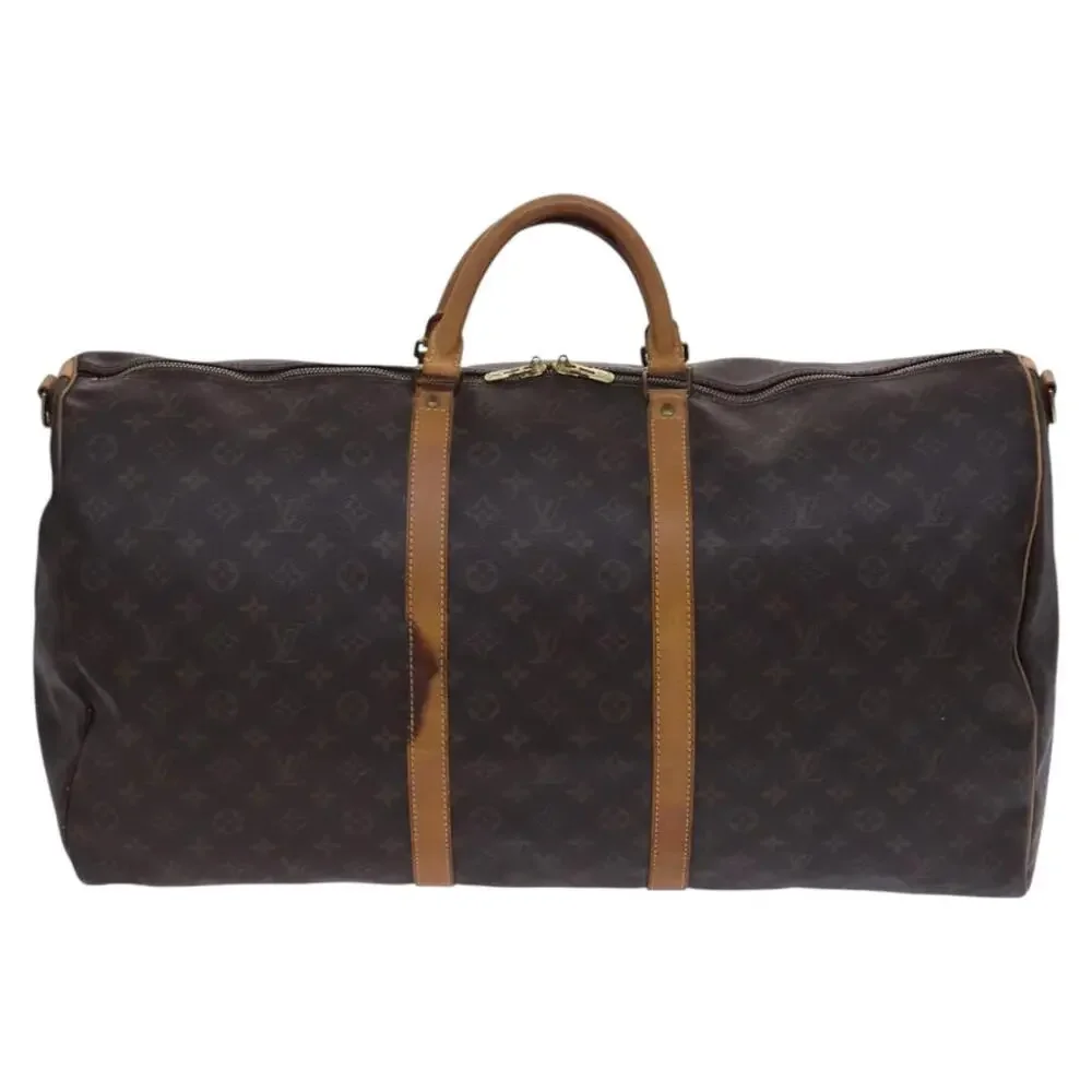 LOUIS VUITTON Monogram Keepall Bandouliere 60 Boston Bag M41412